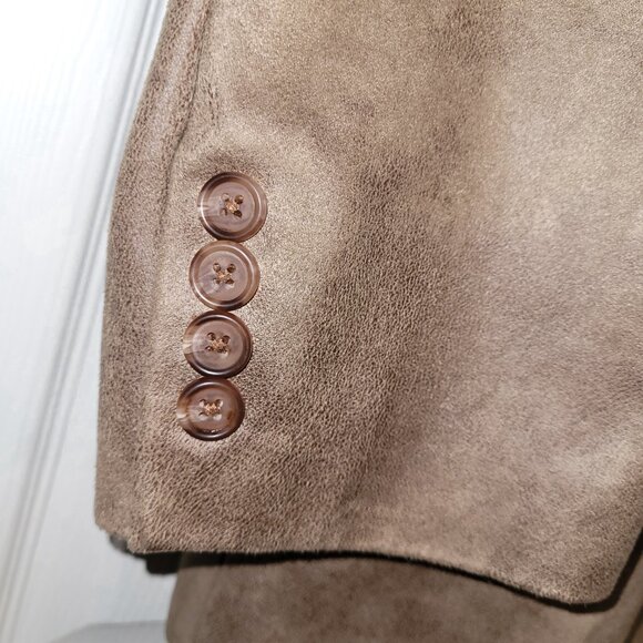 Lauren Ralph Lauren Faux Suede Sport Coat Blazer 46L - Picture 4 of 9